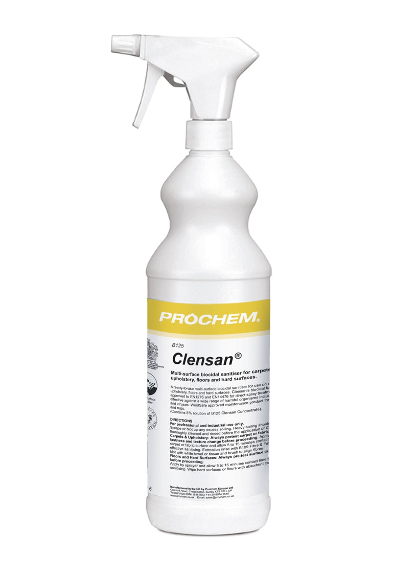Prochem B125-01 Clensan W/ Spray 1 Litre