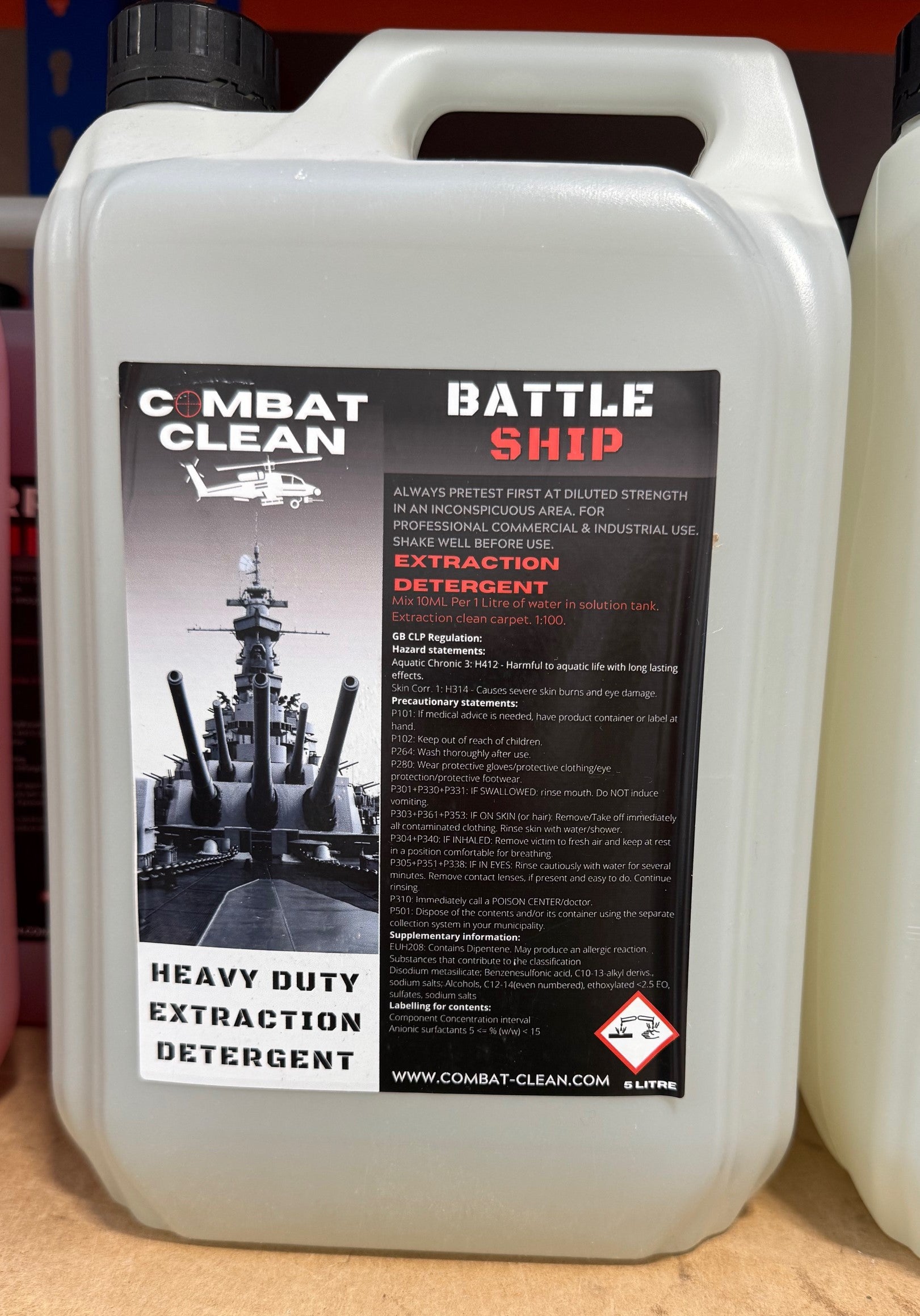 Njord Combat Clean - Battle Ship Heavy Duty Extraction Detergent