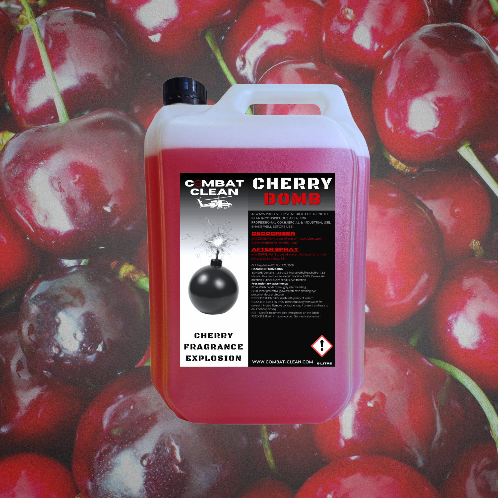 Njord Combat Clean - Cherry Bomb – Deodoriser