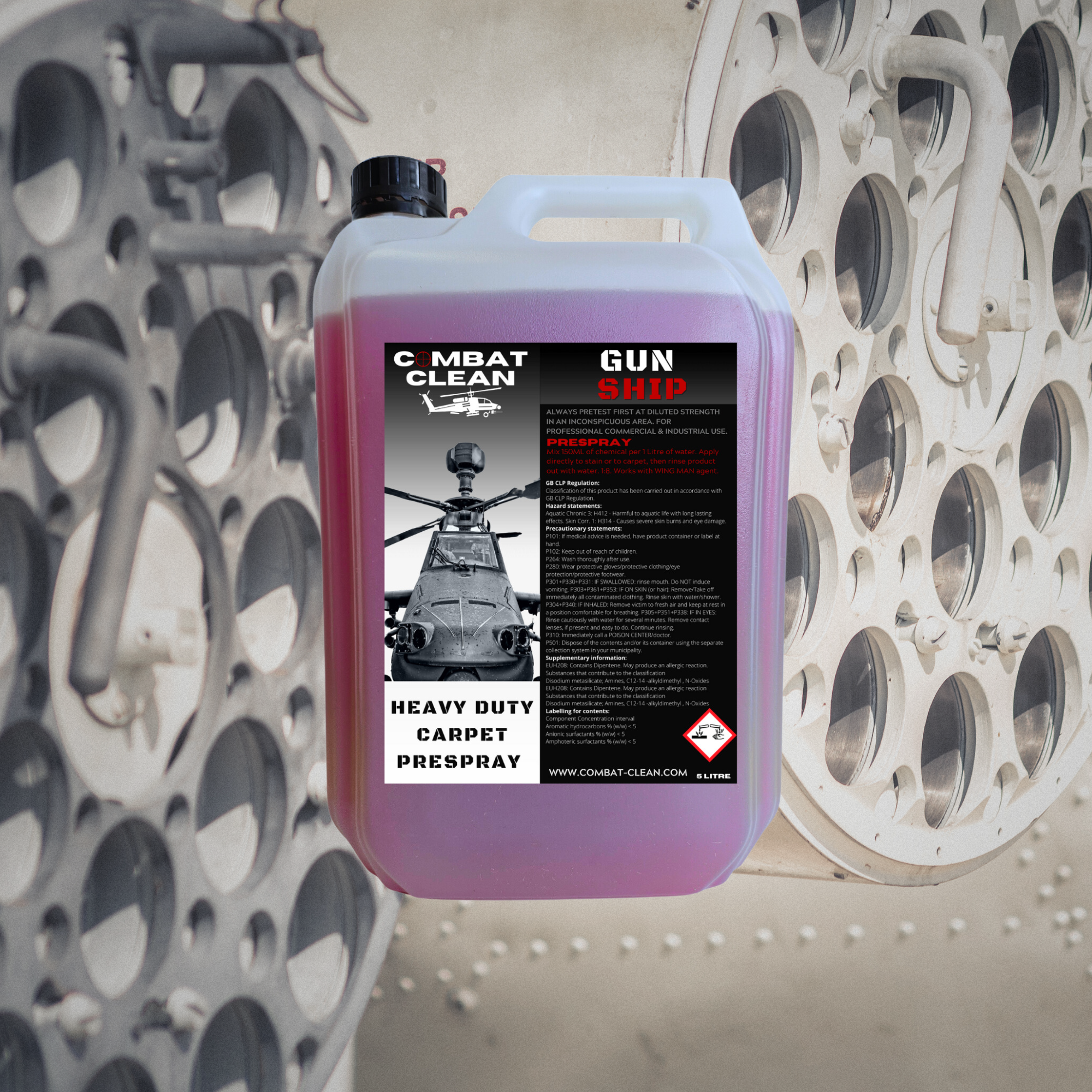 Njord Combat Clean Gun Ship Heavy Duty Pre-Spray 5L