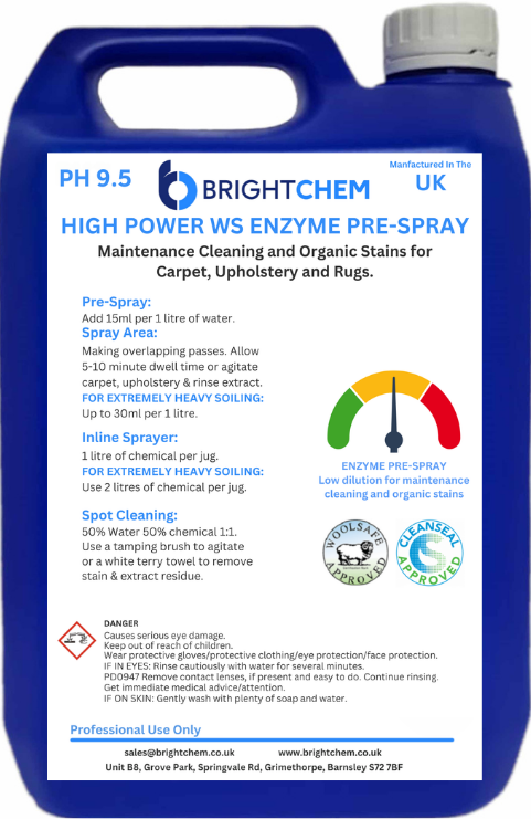 BrightChem High Power WS Enzyme Pre-Spray PD0947