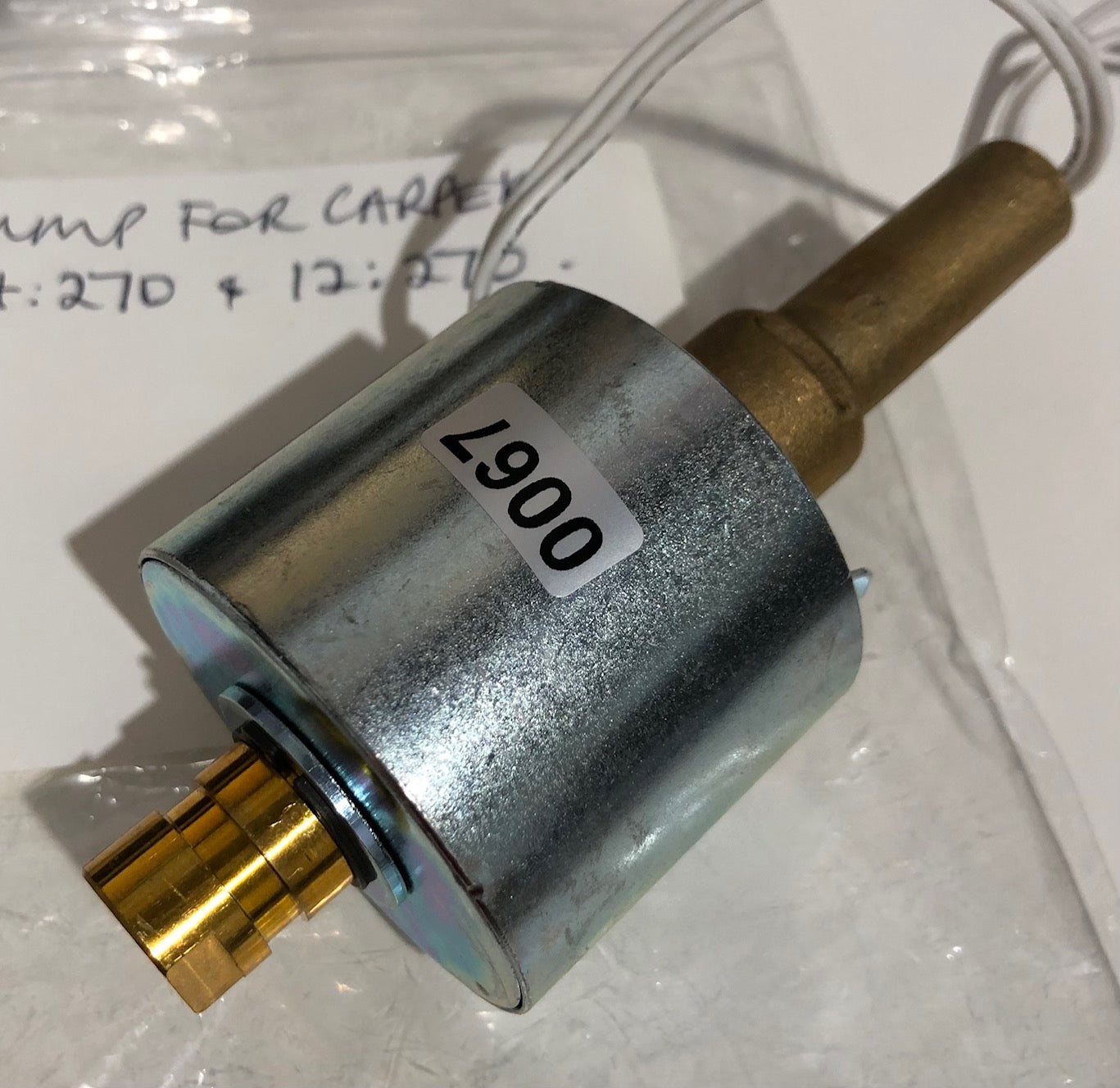 Pump for 2San Carpex 14.270 and 12.270 Craftex Sabrina 5639