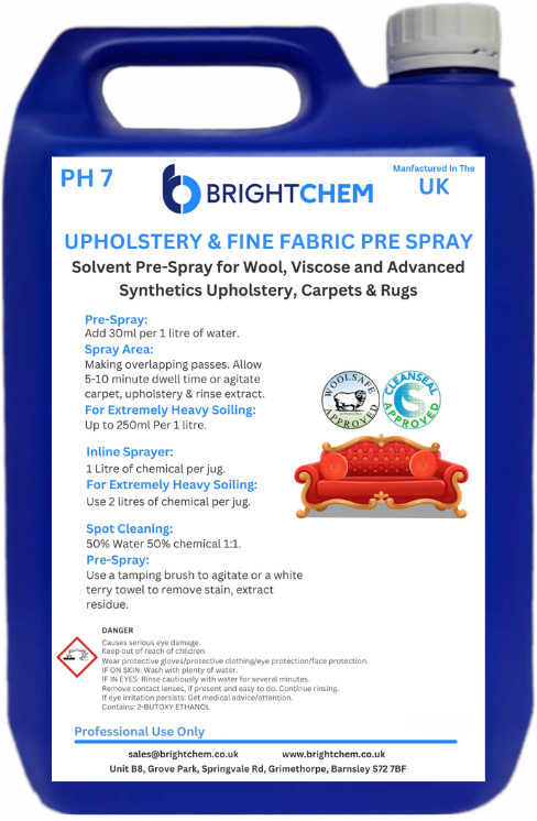 WS Upholstery & Fine Fabric Pre-Spray | WoolSafe Citrus Solvent Power PD0952