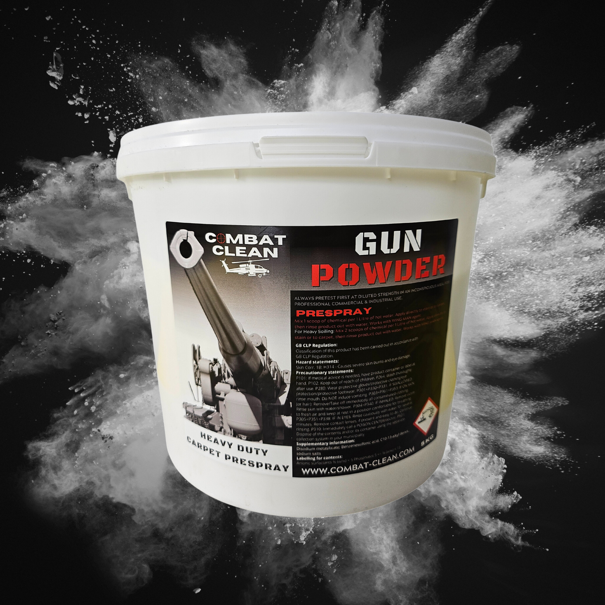 Combat Clean - Gun Powder Heavy Duty PRE SPRAY 5KG