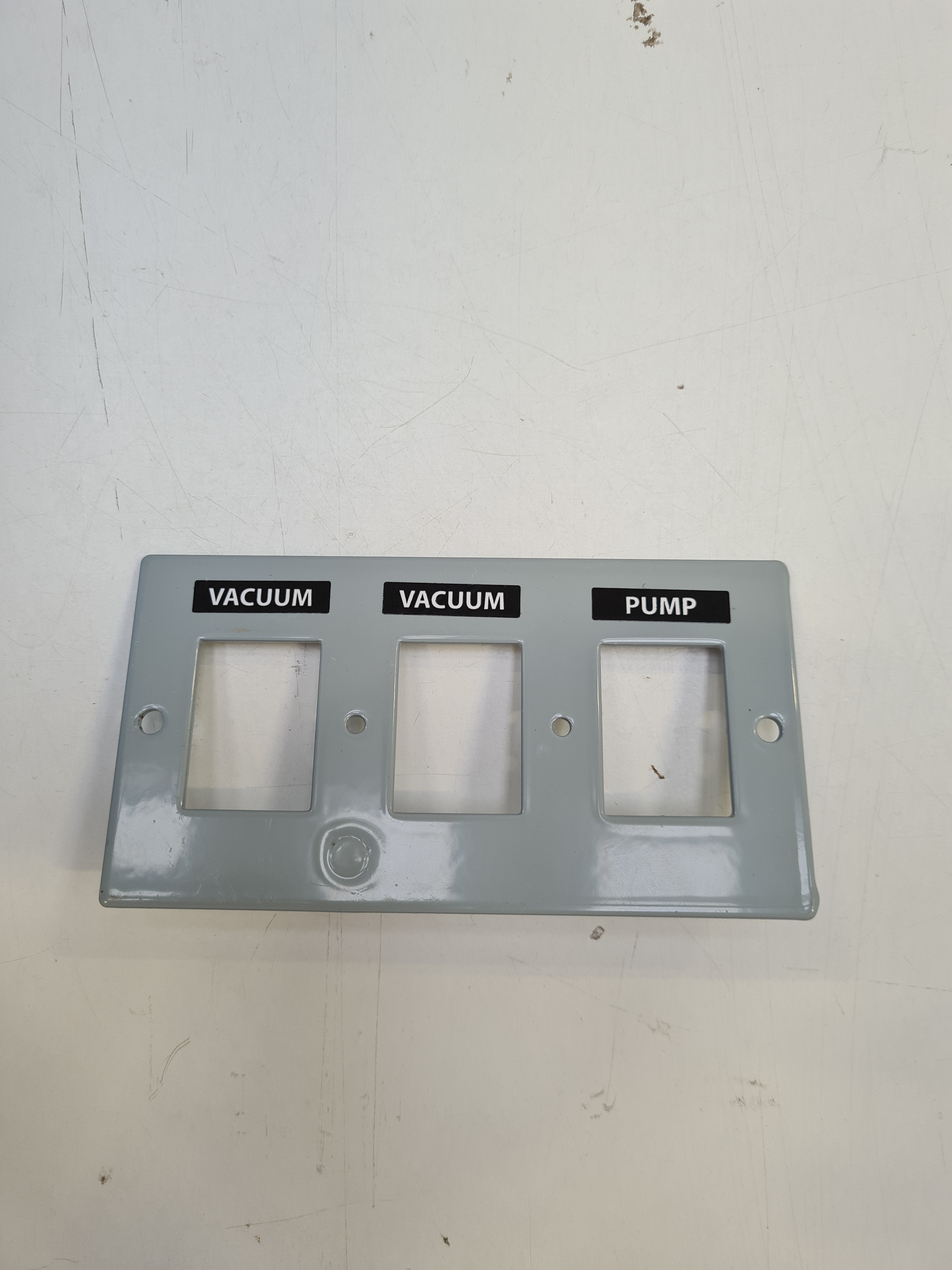 Prochem E010284 SWITCH PLATE, Grey, 3-Way