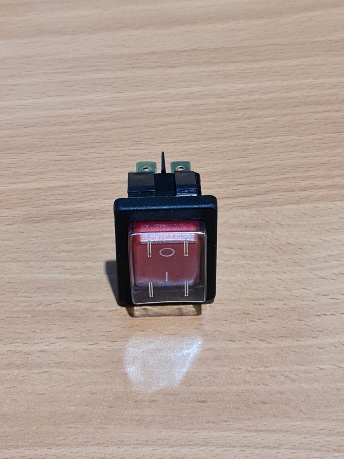 Red Rocker Switch with splashguard SP303 fits Prochem & Airflex