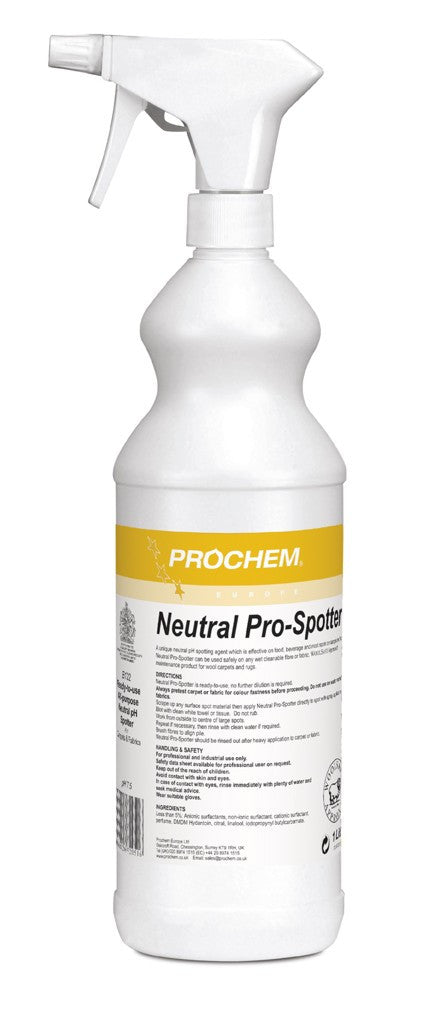 Prochem B122-01 Neutral Pro-Spotter W/ Spray 1 Litre