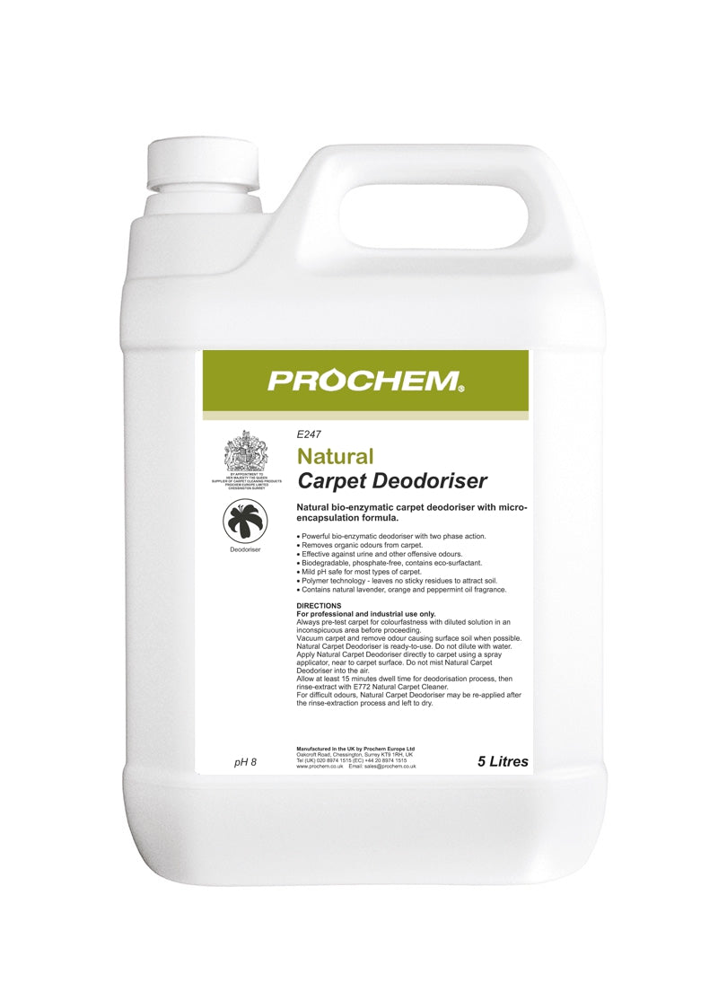 Prochem E247-05 Natural Carpet Deodoriser 5lt