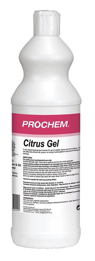 Prochem E840-01 Citrus Gel 1 Litre