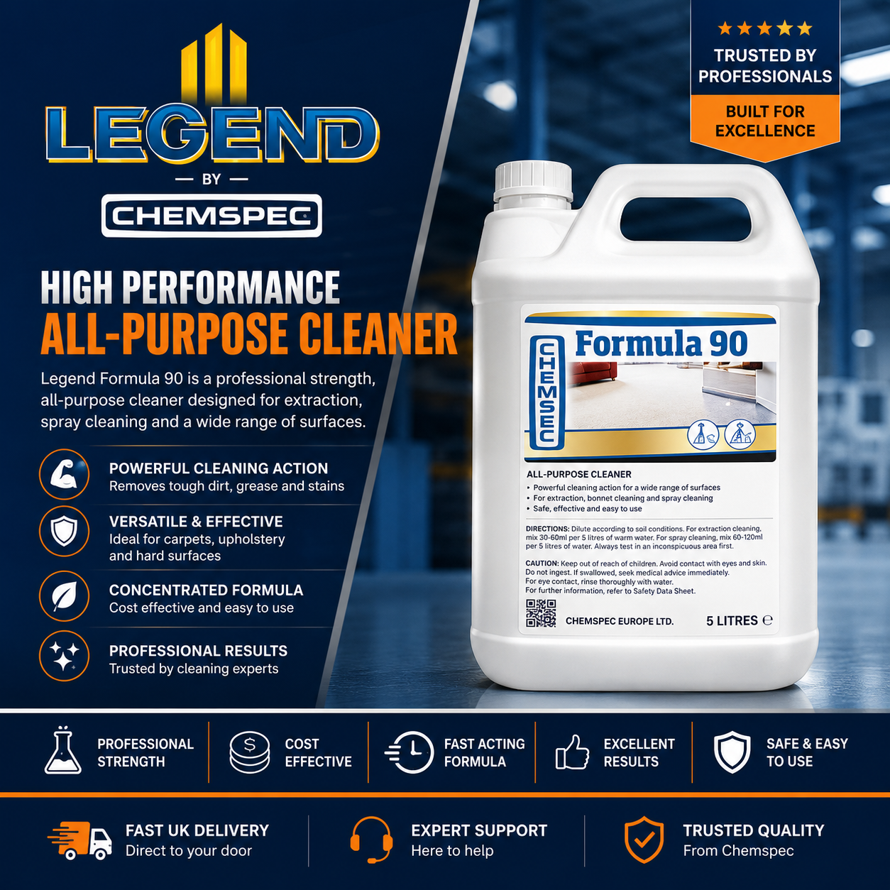 Chemspec is the leading provider of innovative solutions for cleaning carpets, upholstery, area rugs, and leather, as well as for stain removal and odour control.