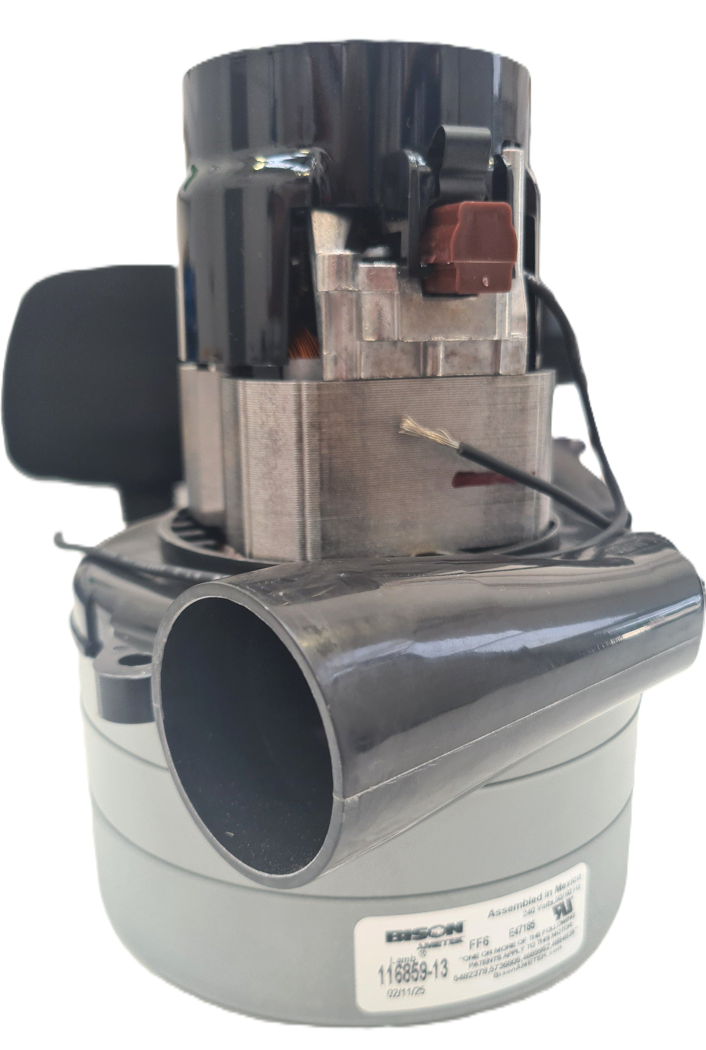 Ametek Lamb Produced 3 Stage Tangential Bypass Motor 5.7“, 240V, 1200W 116859-13