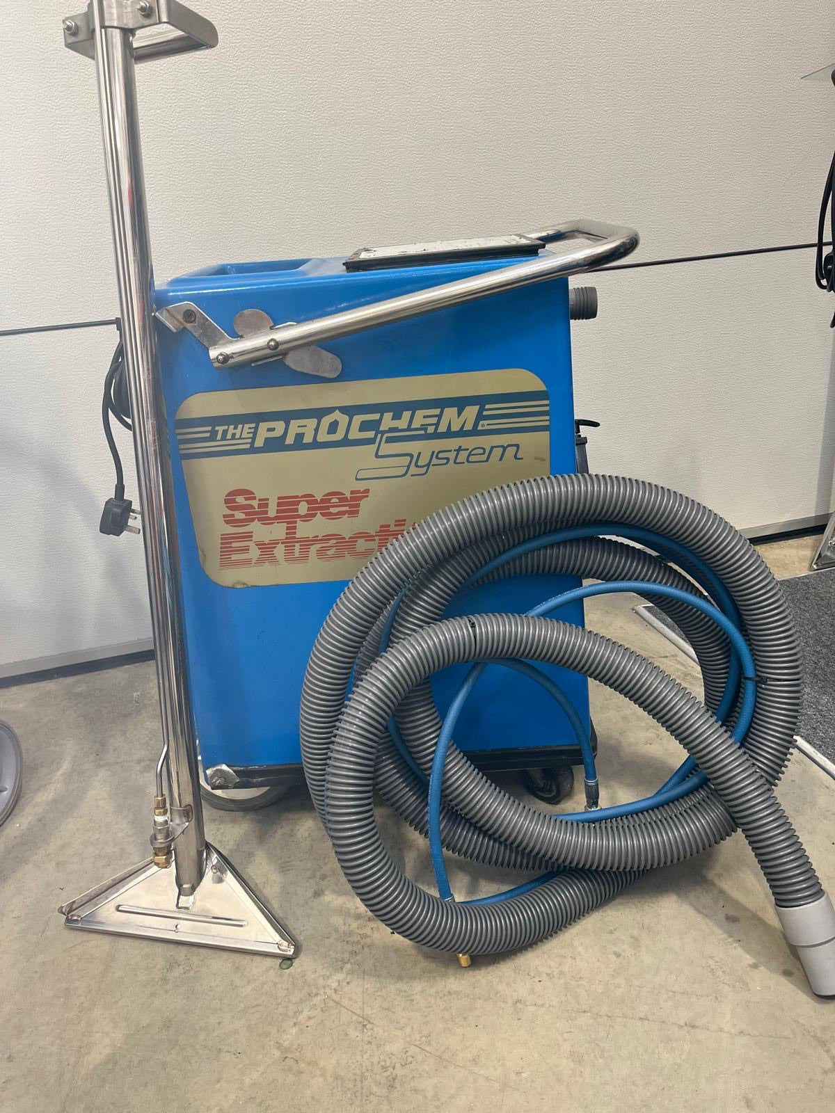Used Prochem Super Extraction Carpet and Upholstery Cleaning Machine with built in heater