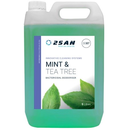 2SAN (Craftex) Mint & Tea Tree Bactericidal Deodoriser 5L 0087