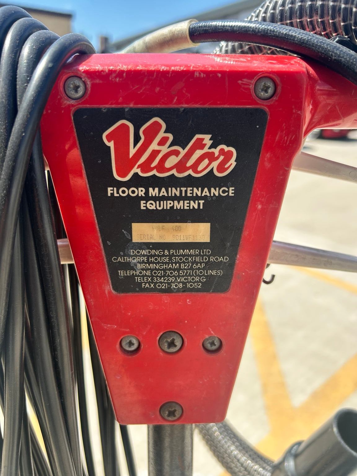 Victor Wolf 400 Single Disc Floor Machine – Refurbished VR-W400