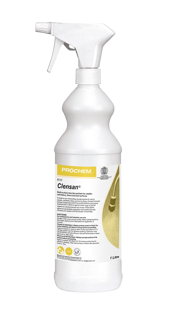 Prochem B125-01 Clensan W/ Spray 1 Litre