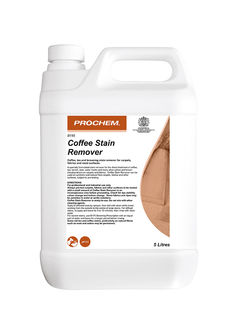 Prochem B195-05 Coffee Stain Remover 5 Litre