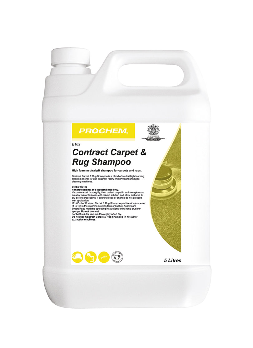 Prochem B103-05 Contract Carpet Foam Shampoo 5 Litre