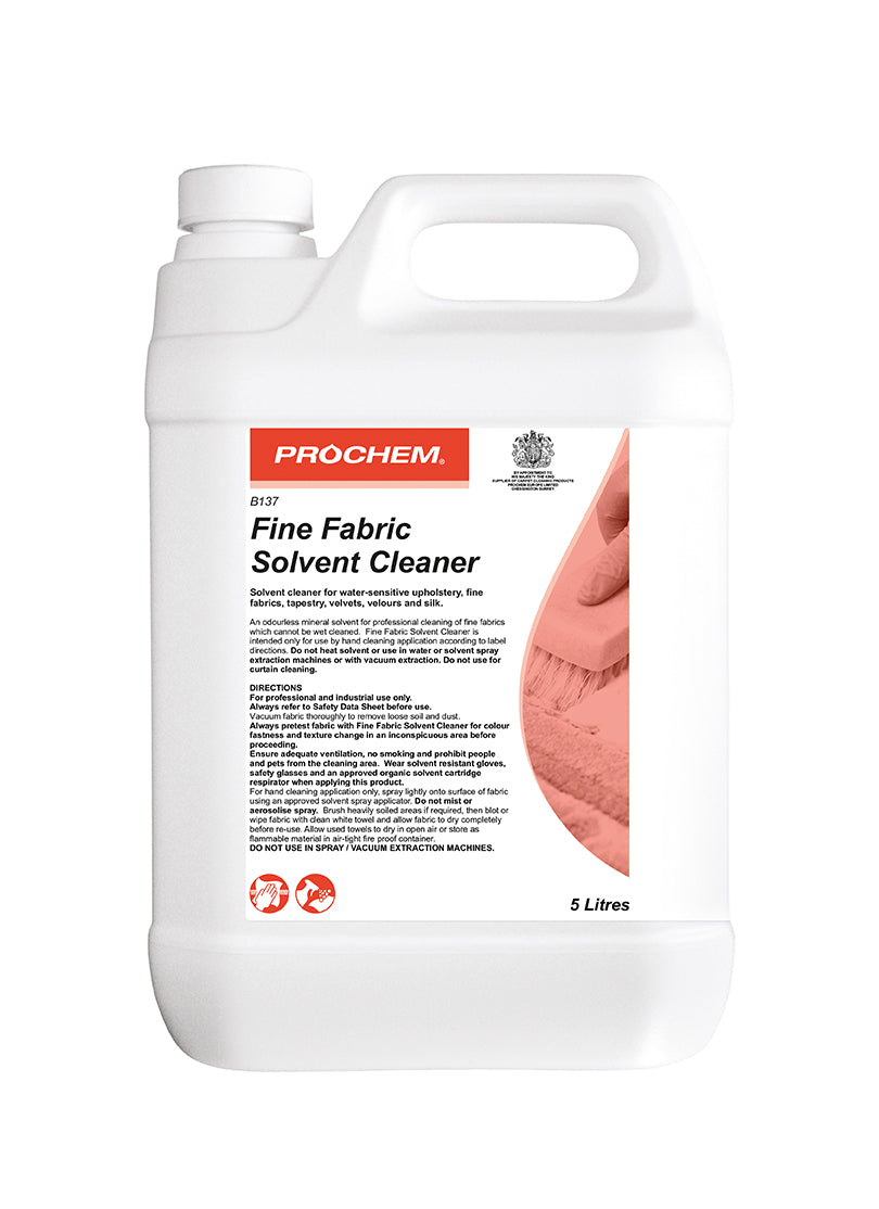 Prochem B137-05 Fine Fabric Solvent Cleaner 5 Litre