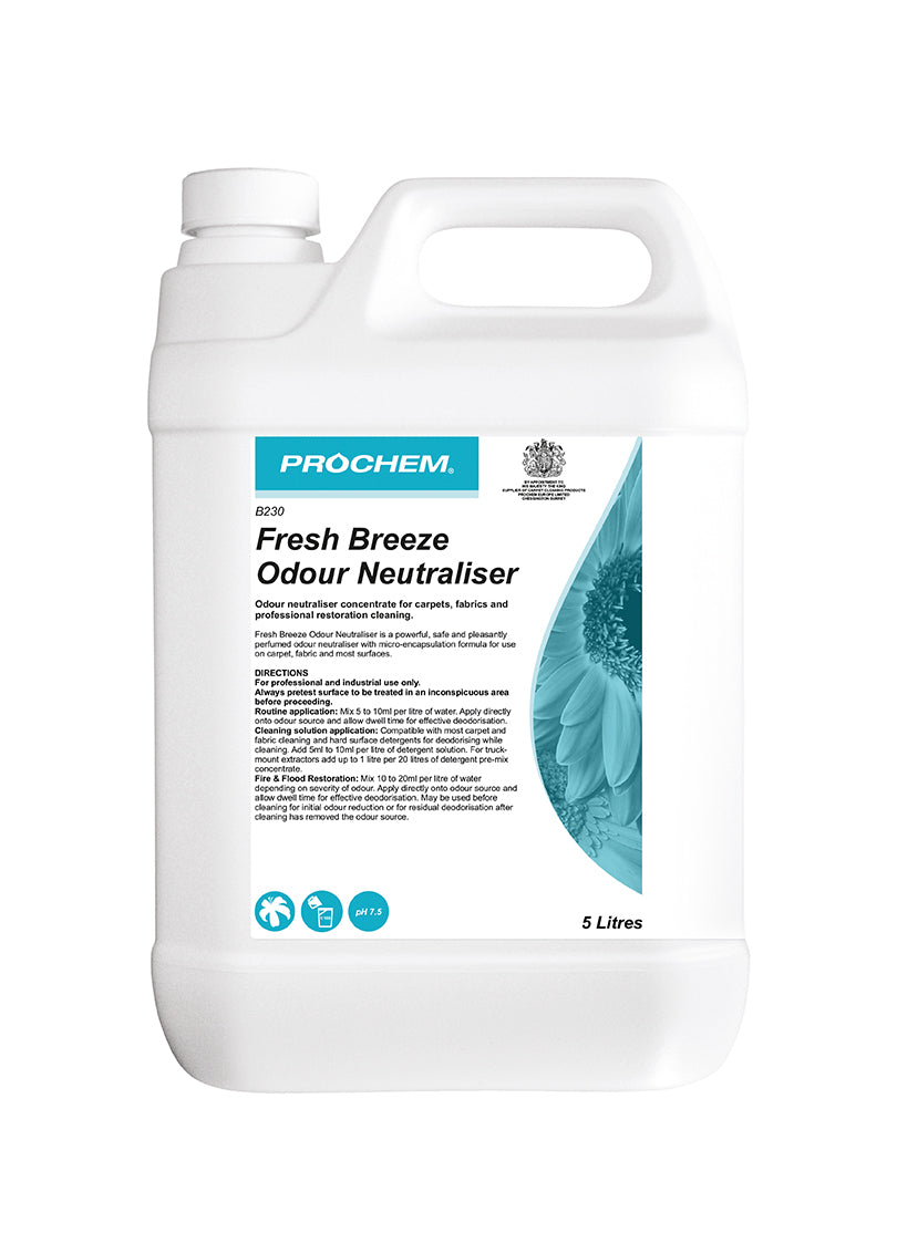 Prochem B230-05 Fresh Breeze Odour Neutraliser 5 Litre