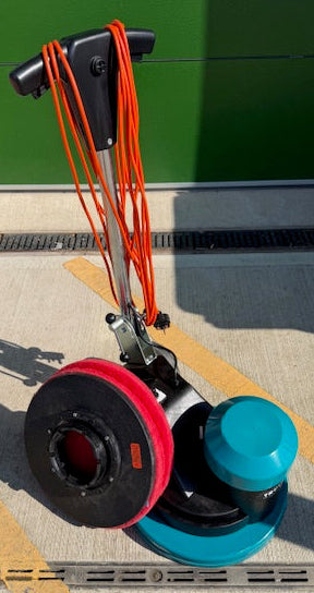 Pre-owned Truvox ORBIS ECO Rotary Floor Machine (17”) Duo 200 & 400rpm, Includes drive board and 2 floor pads