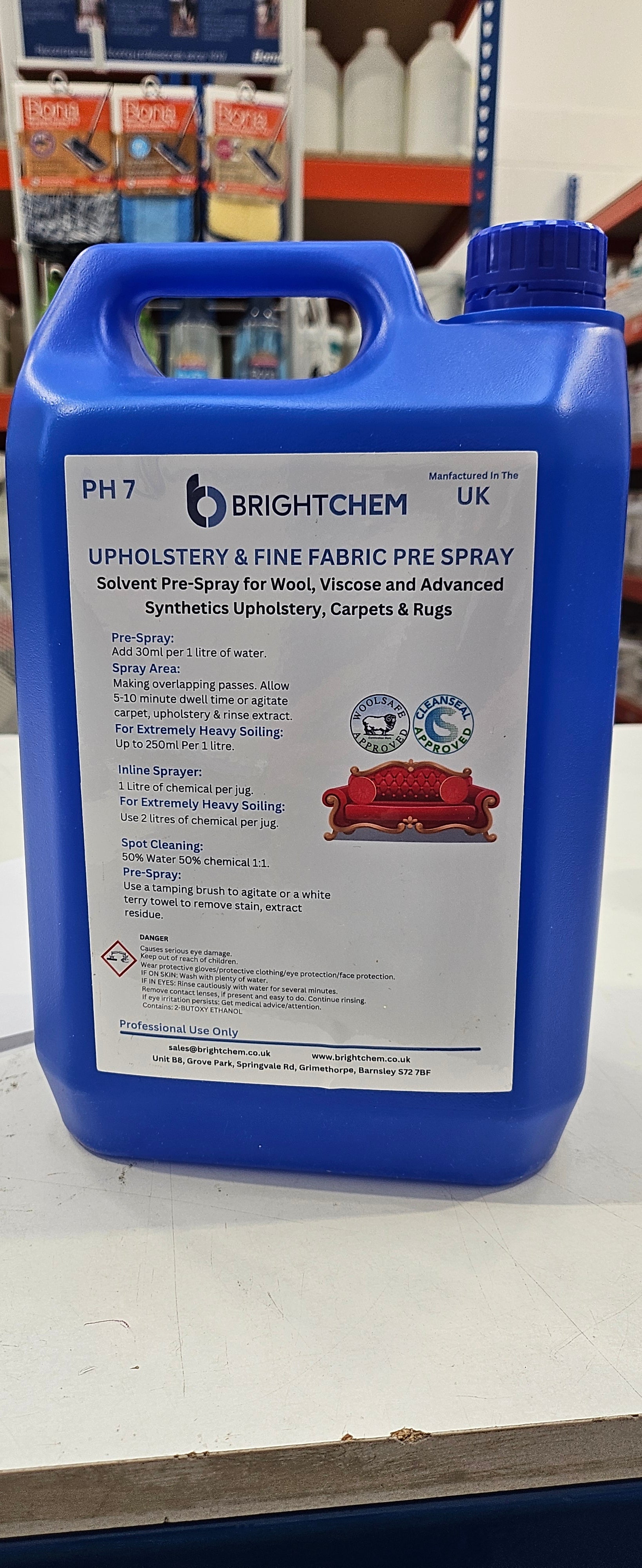 Upholstery & Fine Fabric Pre Spray PD0952