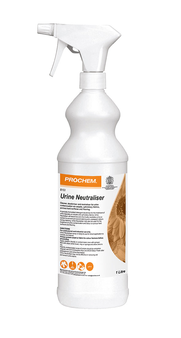 Prochem B153-01 Urine Neutraliser W/Spray 1 Litre