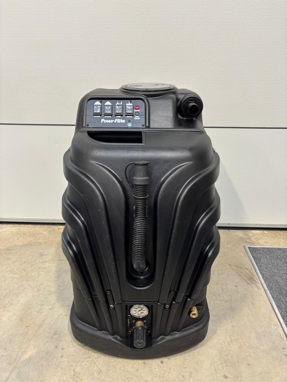CLEARANCE - Pre-owned Powr-Flite Black Max Carpet cleaning machine with 500psi pump