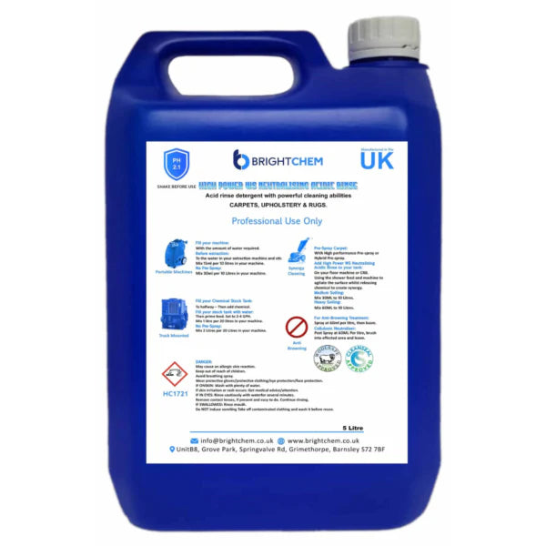 BrightChem High Power WS Neutraliser Acidic Rinse 5L HC1721