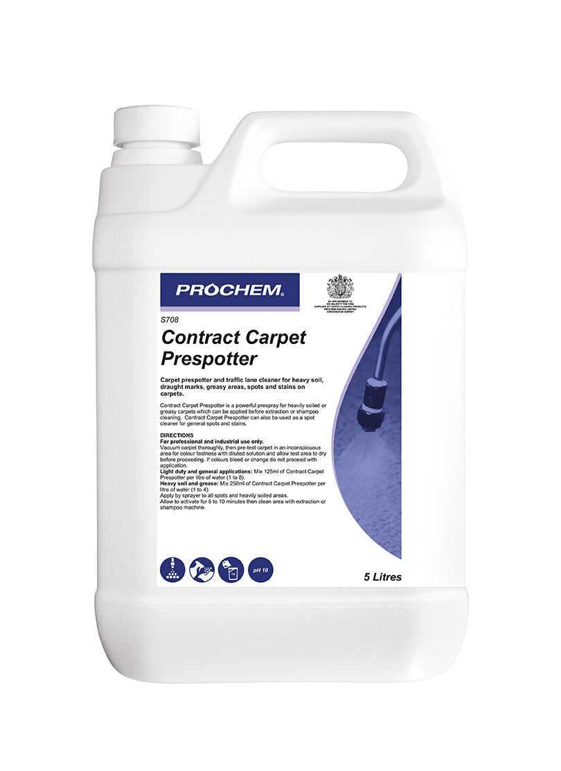 Prochem S708-05 Contract Carpet Prespotter 5 Litre