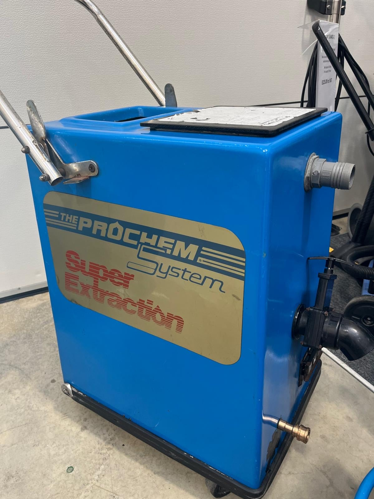 Used Prochem Super Extraction Carpet and Upholstery Cleaning Machine with built in heater