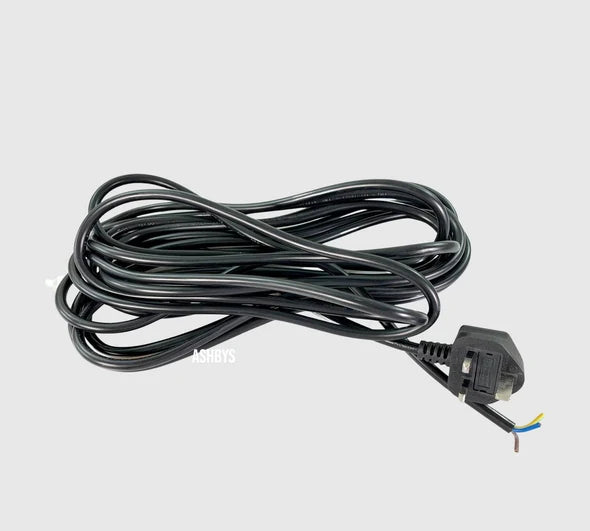 Ashbys Black Heater (Mains) Power Lead / Cable - 25 ft / 7.5 m