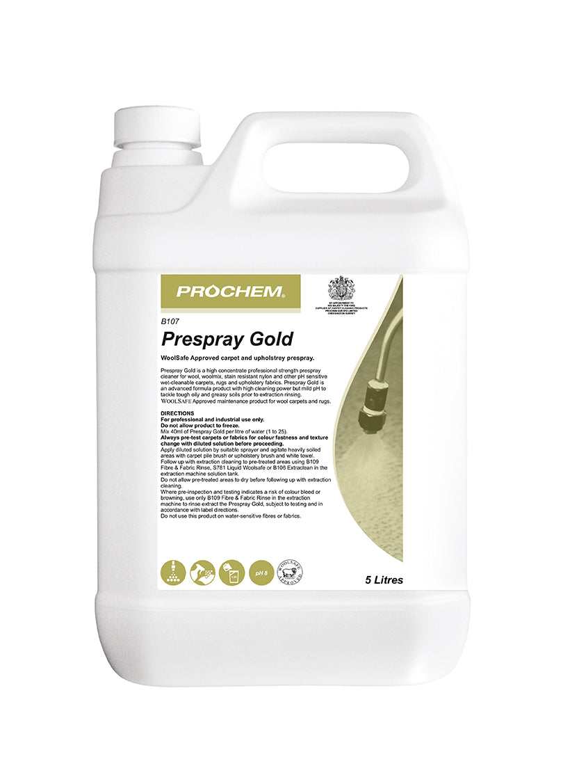Prochem B107-05 Prespray Gold 5 Litre