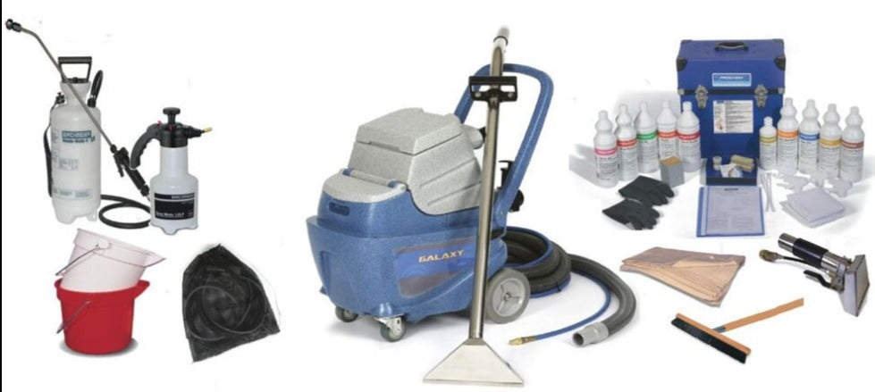 Prochem Galaxy AX500 with Carpet and upholstery Cleaning Starter Package for Commercial and Industrial use