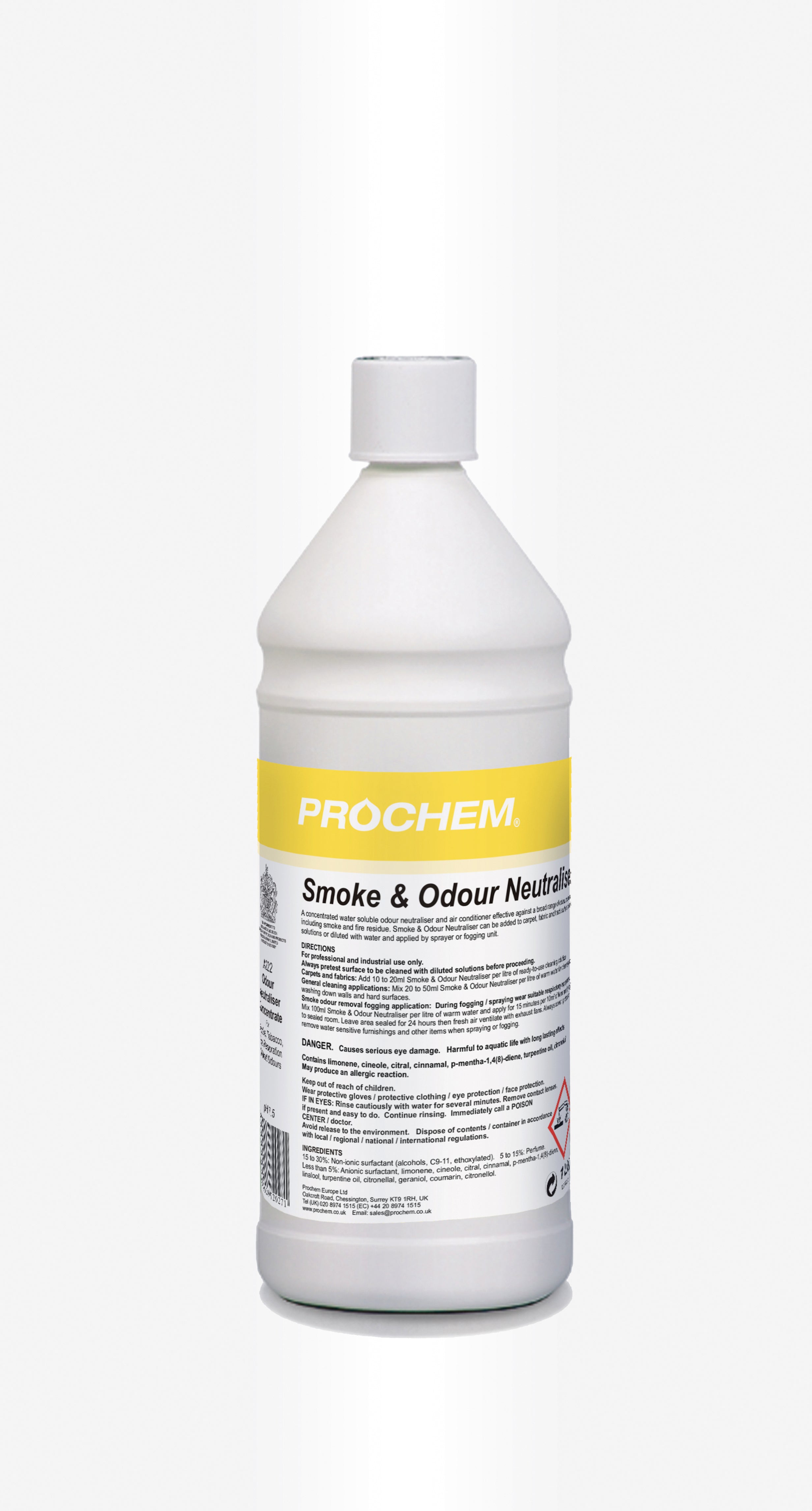 Prochem A222-01 Smoke & Odour Neutraliser 1 Litre