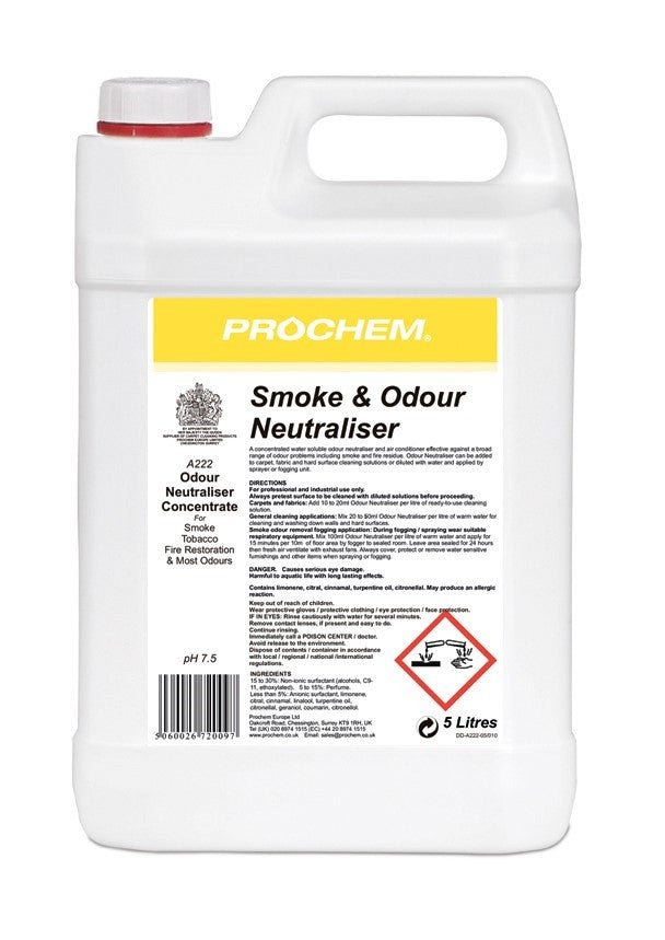 Prochem A222-05 Smoke & Odour Neutraliser 5 Litre