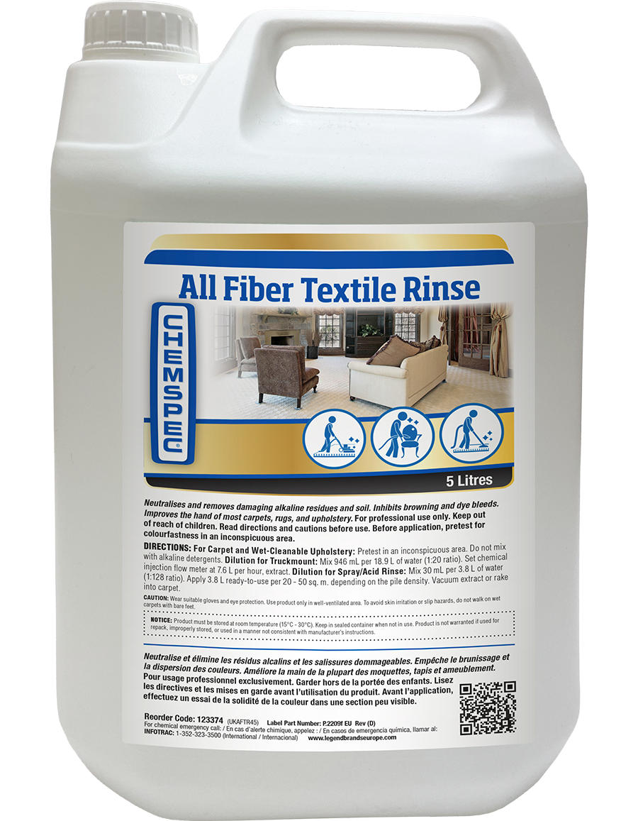 Chemspec All Fibre Textile Rinse 3.8L C-UKAFTR5L