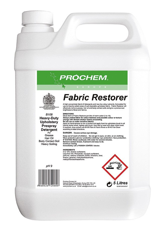 Prochem B108-05 Fabric Restorer 5 Litre