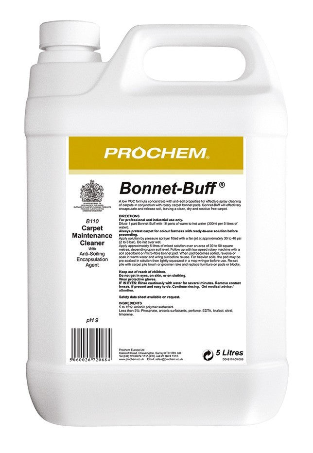Prochem B110-05 Bonnet-Buff 5 Litre
