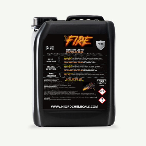 NJORD Dragon Fire - Super Strength Solvent Pre-Spray 6L *NEW FRAGRANCE*