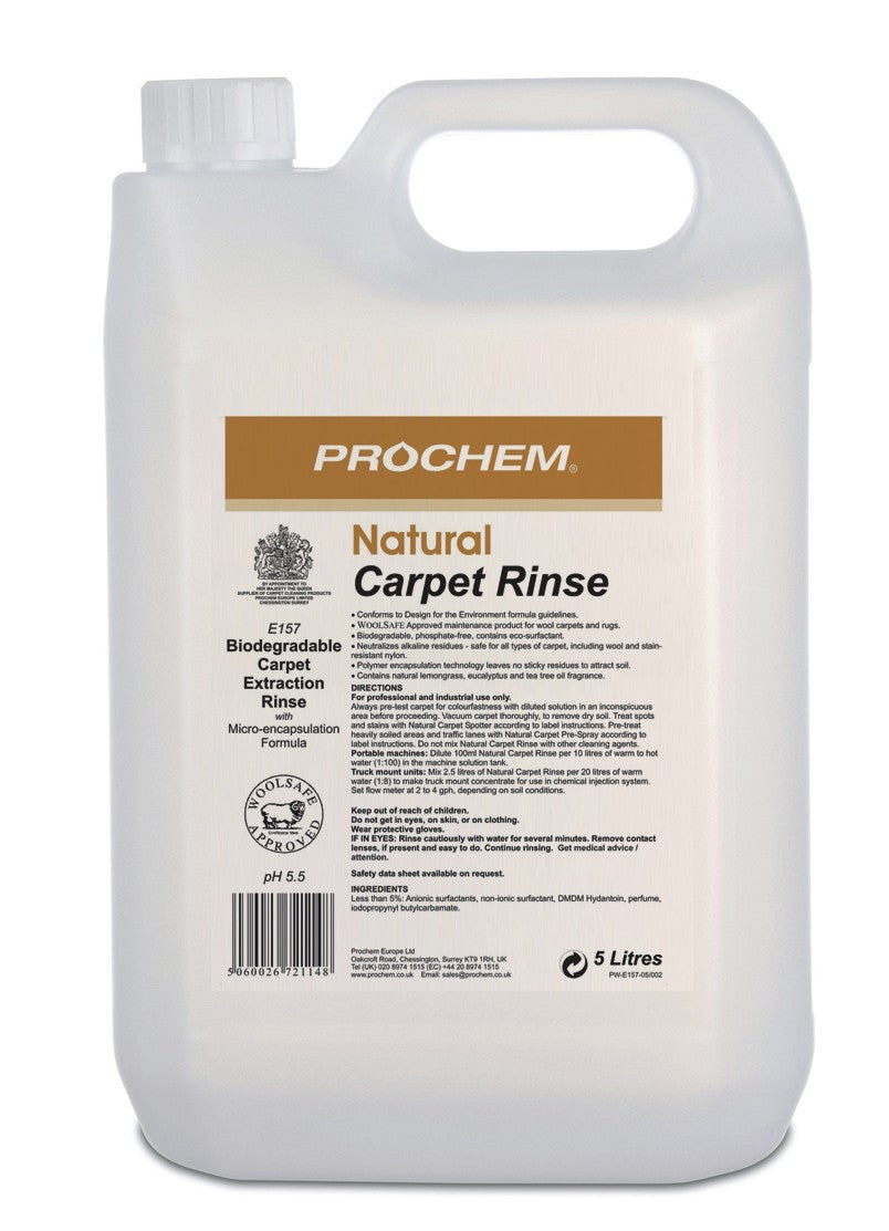 Prochem E157-05 Natural Carpet Rinse 5 Litre
