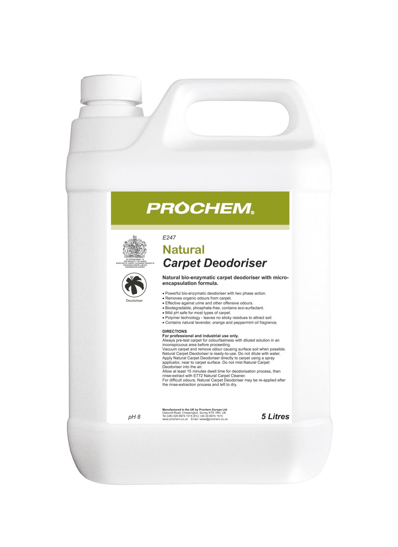 Prochem E247-05 Natural Carpet Deodoriser 5 LITRE