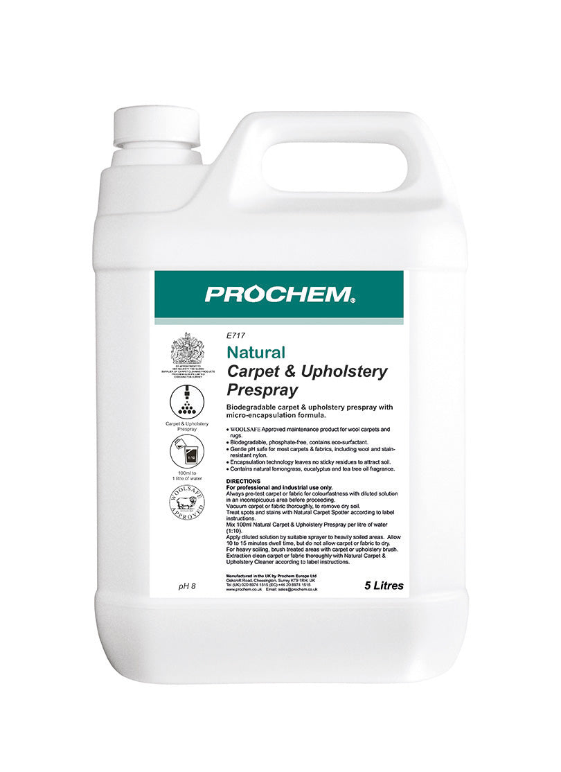 Prochem E717-05 Natural Carpet & Upholstery Prespray 5 Litre