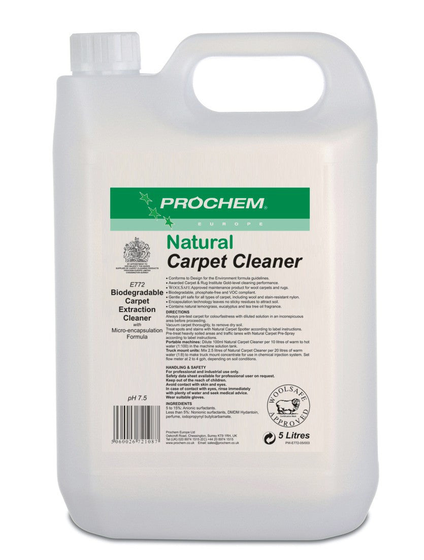 Prochem E772-05 Natural Carpet Cleaner 5 Litre
