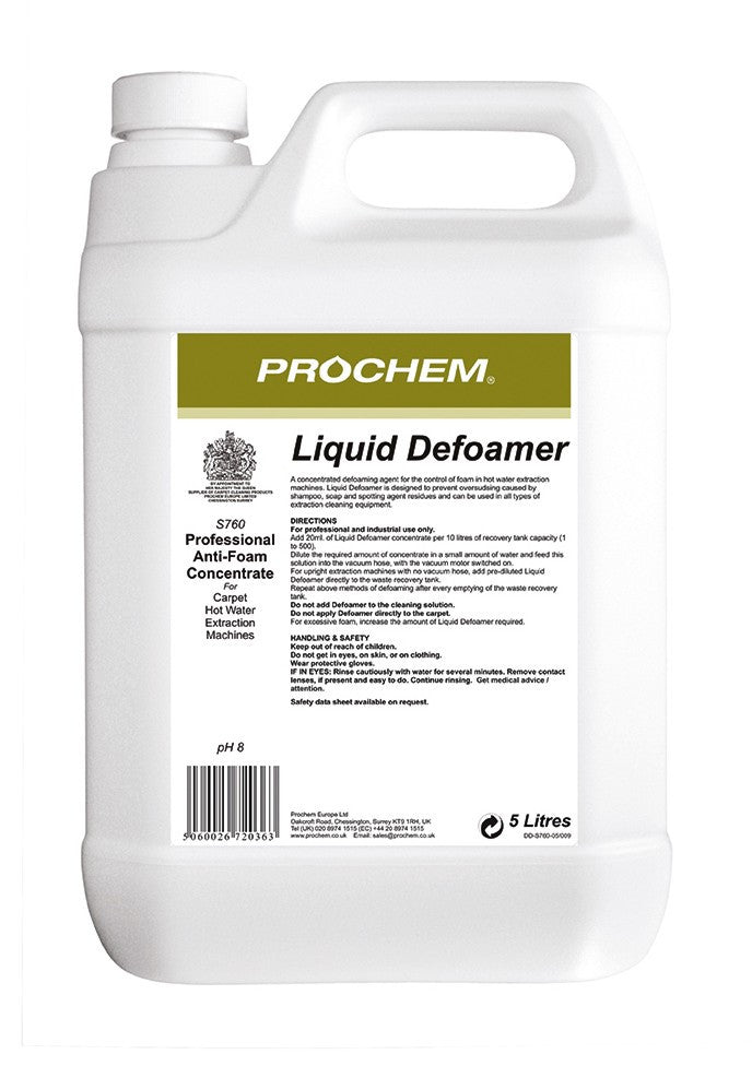 Prochem S760-05 Liquid Defoamer 5 Litre