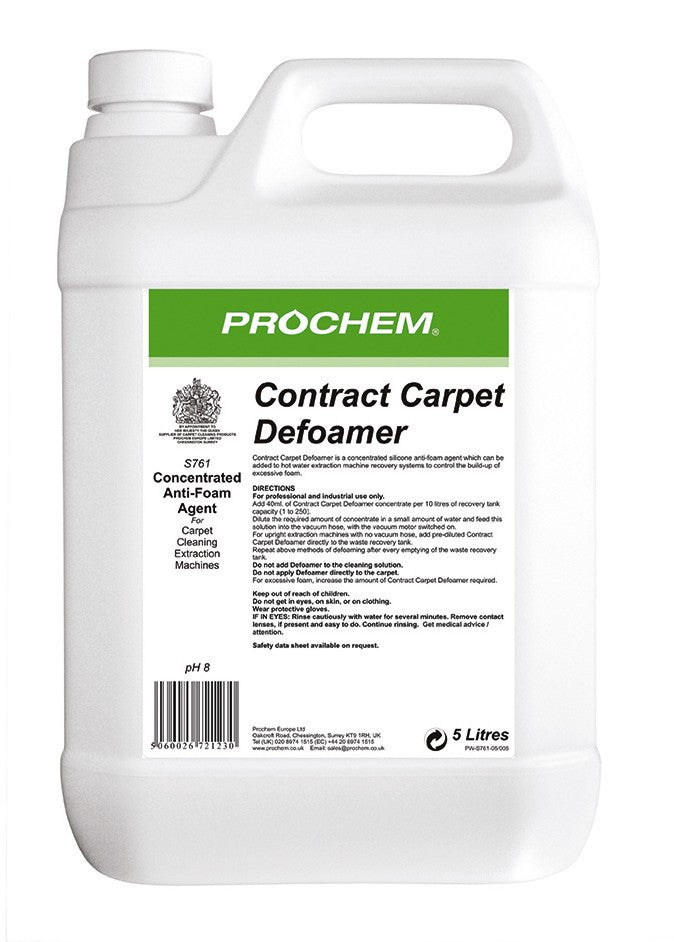 Prochem S761-05 Contract Carpet Defoamer 5 Litre