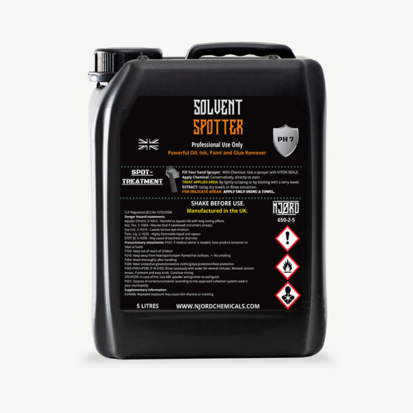 NJORD Solvent Spotter - Supercharged Oil Based Stain Remover 6L